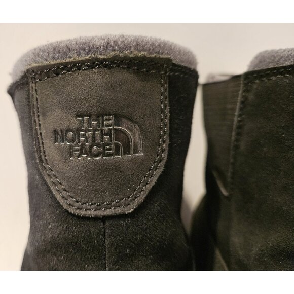 NorthFace Black Slip-on Winter Insulated Boots Heat Seeker 200 Gram Mens Size 12 - Picture 9 of 15